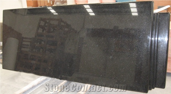 Kitchentop, Galaxy Black Granite Countertop
