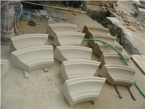 Beige Sandstone Door and Window Frame, Stone Surround and Sills