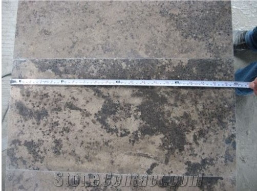 Brown Limestone Steps