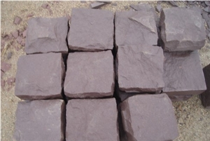 Purple Sandstone Cobble Stone,Cubicstone