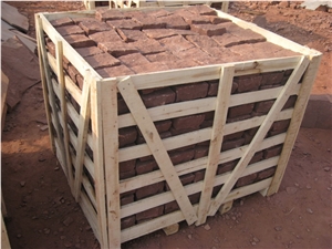 Red Sandstone Cobble Stone,Cubicstone