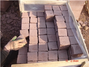 Red Sandstone Cobbles