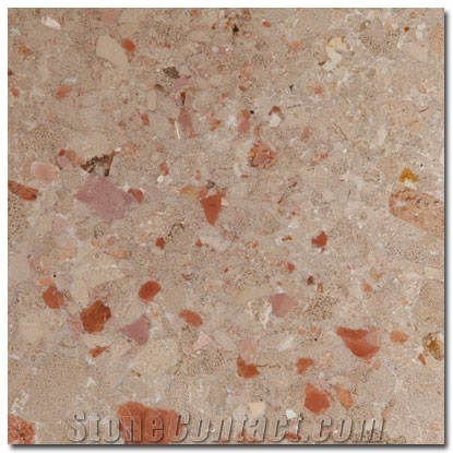 Rojo Brechado Limestone Slabs & Tiles