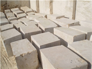 Beige Travertine Blocks
