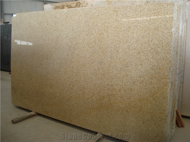 G682 Granite Golden Garnet, China Yellow Granite Slabs & Tiles