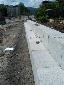G603 Kerbstone,curbstone,road Kerb Supplier, G603 Grey Granite Kerbstone