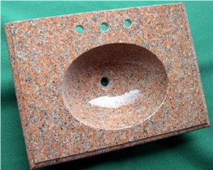 G562 Red Granite Vanity Top