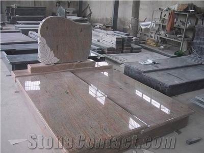 Raw Silk Monument, Raw Silk Pink Granite Monument