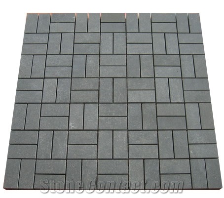 Basalto Mosaic, Lava Stone China Grey Basalt Mosaic