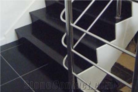 Nature Grey Granite Polished Stair