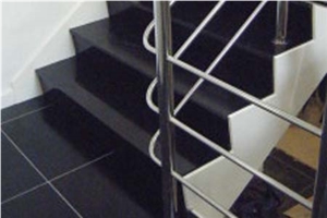 Nature Grey Granite Polished Stair