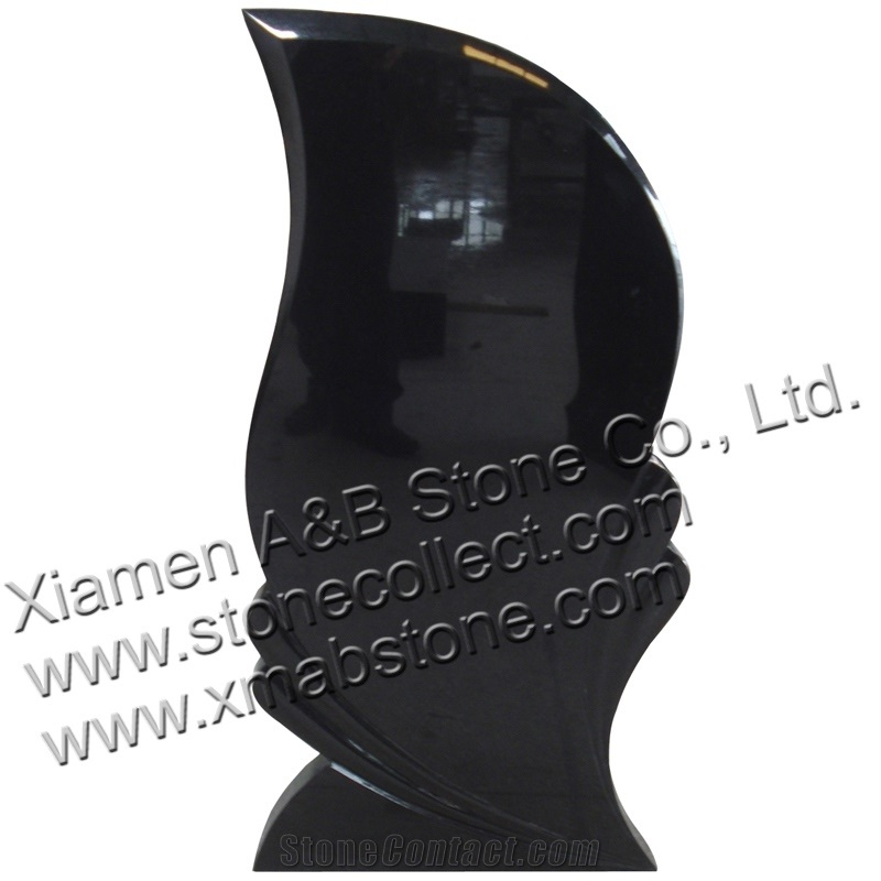 Absolute Black Granite Shanxi Black Tombstone