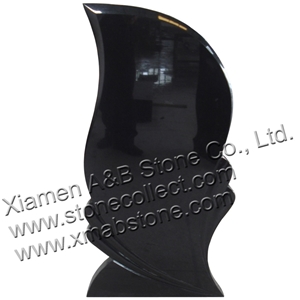 Absolute Black Granite Shanxi Black Tombstone