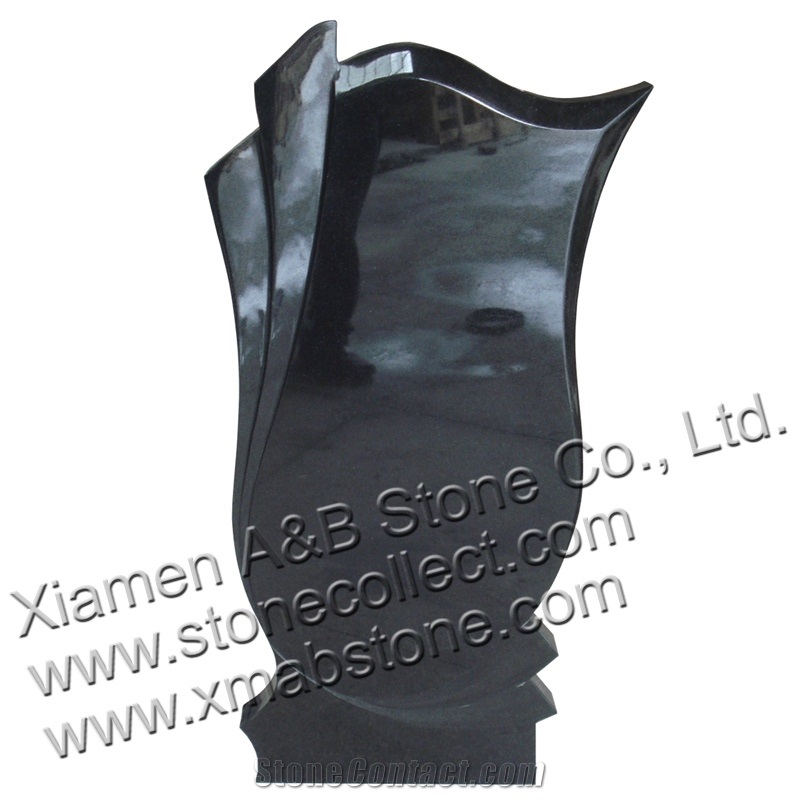 Absolute Black Granite Shanxi Black Tombstone