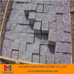 Grey Granite Cubic Stone Grey Granite Cubic Stone