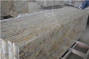 Golden Crystal Yellow Granite Countertop