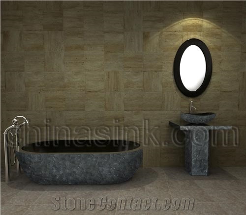 ShanXi Black Granite Bathtub