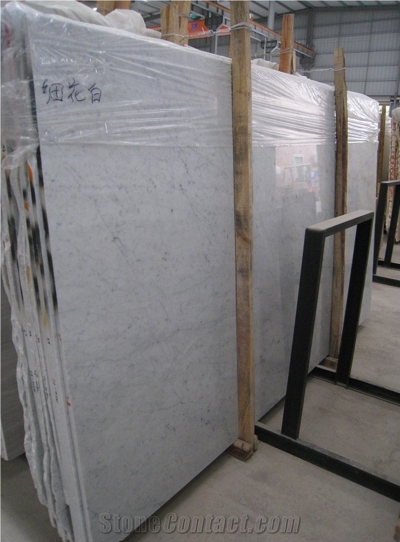 Bianco Carrara White Marble Slab