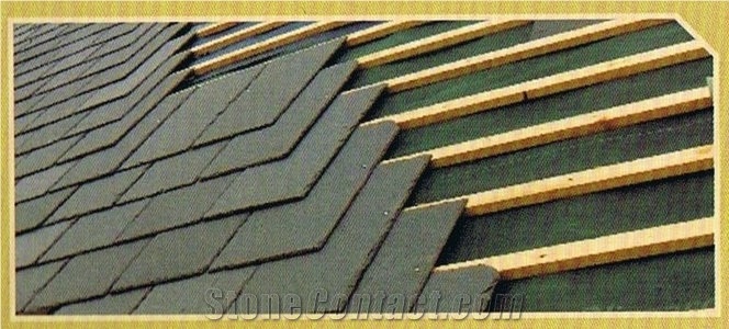 Black Slate Roof Tile