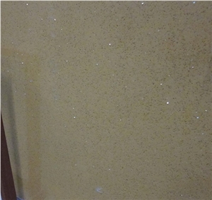 Crystal Yellow Quartz Stone Slab