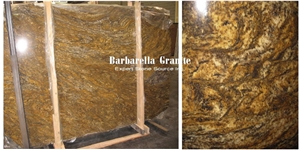 Barbarella Granite Slab, Brazil Brown Granite