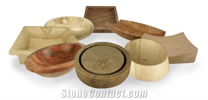 Travertine, Limestone Sinks, Basins