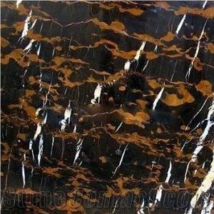 Black and Gold Marble Tile