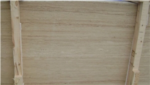 Classic Light Travertine Vein Cut Slab Classic Light Travertine Vein Cut Slab