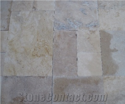 Grey Travertine Pattern Tile