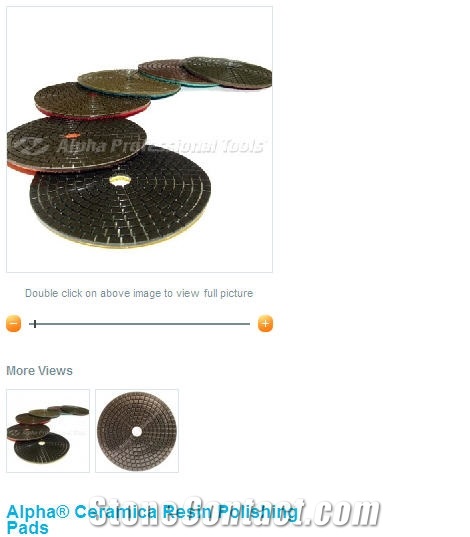 Alpha Ceramica Resin Polishing Pads