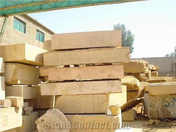 Indus Gold Limestone Block