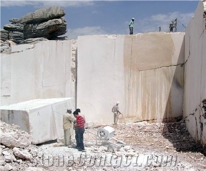 Afyon White Marble Block