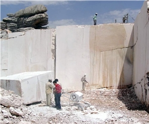 Afyon White Marble Block