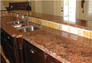 Juparana Florence Granite Countertops, Work Tops