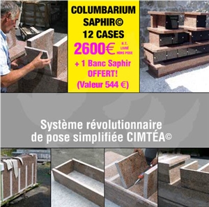Granite Columbarium Saphir
