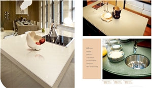 Yellow Quartz Stone Kitchen Cabinet Tops,Work Top