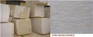 Saba Beige Travertine Blocks