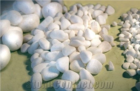 White Pebble Stone, River Stone