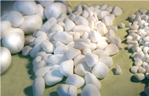 White Pebble Stone, River Stone