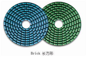 4 Inch Diamond Dry Flexible Polishing Pads for Sto