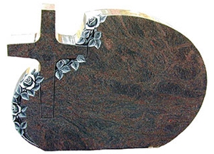 Family Gravestone, Himalayan Brown Granite