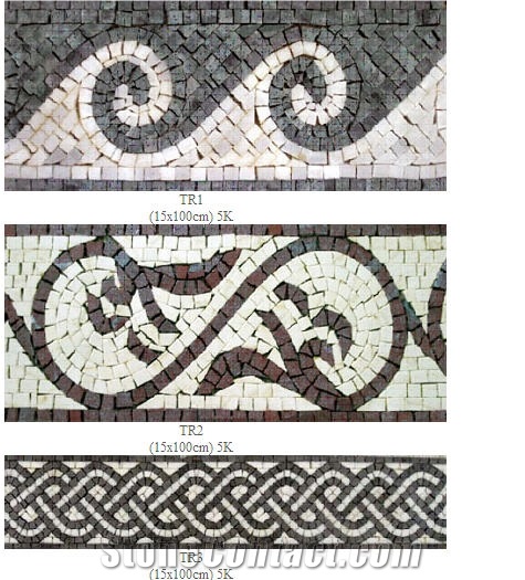 Limestone Mosaic Borders, Lines