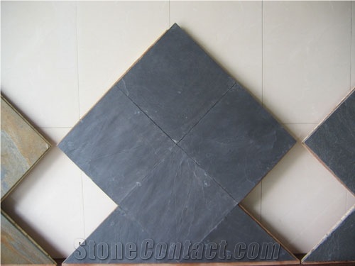 Yellow Slate Tiles, China Rusty Slate