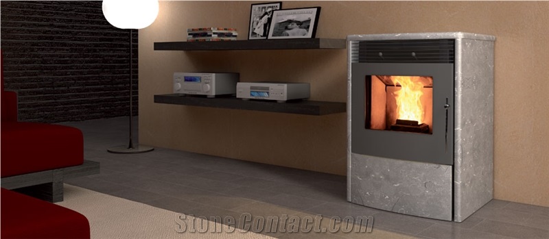 Grey Marble Stove