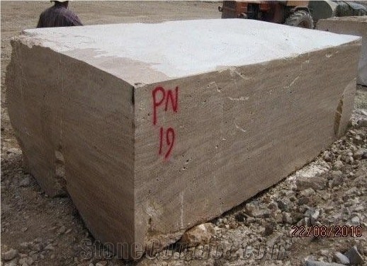 Iran Brown Travertine Block
