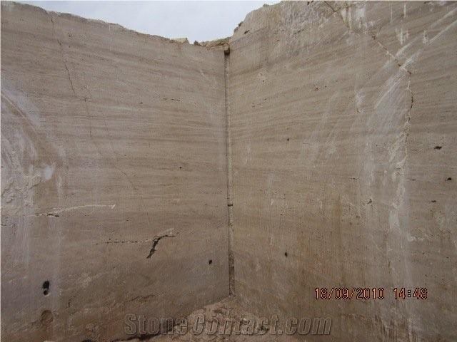 Iran Brown Travertine Block