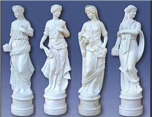 Pure White Marble Sculpture