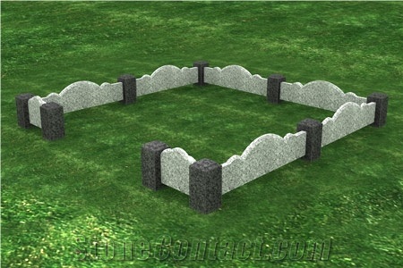China Black Granite Graveyard Products