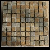 China Gold Slate Mosaic China Gold Slate Mosaic