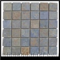 China Lilac Mist Slate Mosaic